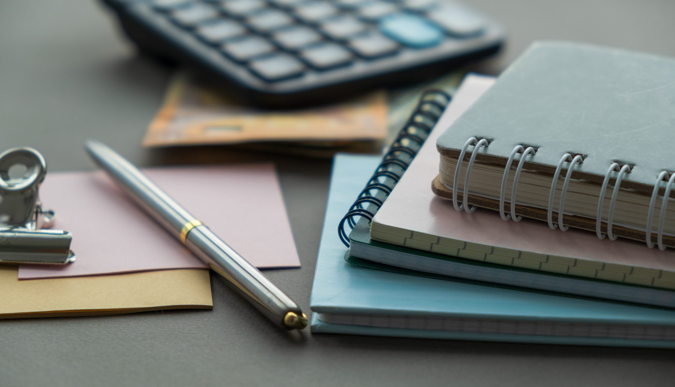 Office Desk Essentials: Notebooks, Pen and Calculator Why Organisation Matters in Property Transactions